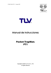 TLV Pocket TrapMan PT1 Manual De Instrucciones