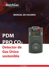 WatchGas PDM PRO CO2 Manual De Usuario