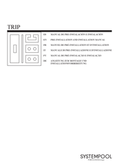 Porcelanosa SYSTEMPOOL TRIP Serie Manual De Pre-Instalación E Instalación