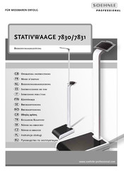 Soehnle Professional STATIVWAAGE 7830 Instrucciones De Uso