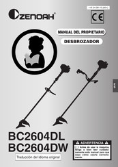 Zenoah BC2604DL Manual Del Propietário