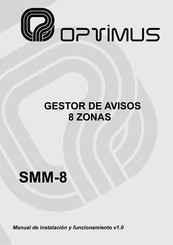 Opvimus SMM-8 Manual De Instalación Y Funcionamiento