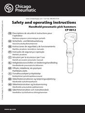 Chicago Pneumatic CP 0012 Instrucciones De Seguridad Y De Funcionamiento