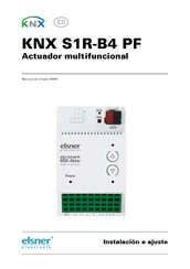 elsner elektronik KNX S1R-B4 PF Instalación De Ajuste