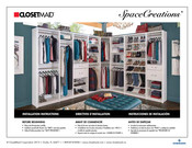 ClosetMaid SpaceCreations Instrucciones De Instalación