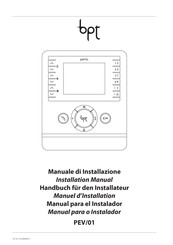 Bpt perla PEV/01 Manual Para El Instalador