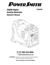 PowerSmith PGA2200i Manual Del Operador