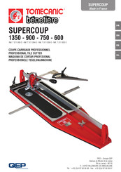 QEP TOMECANIC benetiere SUPERCOUP 1350 Manual De Instrucciones