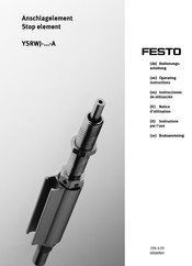 Festo YSRWJ-A Serie Instrucciones De Utilizacion