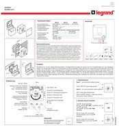 LEGRAND 496 04 Manual Del Usario