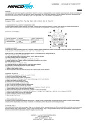 NINCO NH92022 Manual Del Usuario