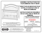 SIMMONS KIDS CRIB 'N' MORE Instrucciones De Ensamble