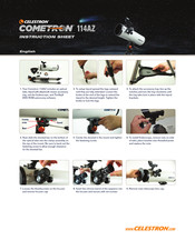 Celestron COMETRON 114AZ Folleto De Instrucciones