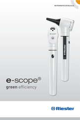 Riester e-scope Manual De Instrucciones