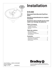 Bradley S19-260 Manual Del Usuario