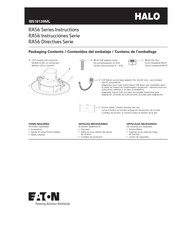 Eaton HALO RA56 Serie Manual De Instrucciones