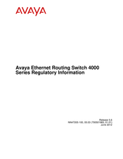 Avaya 4548GT-PWR Manual Del Usuario