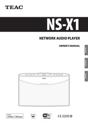 Teac NS-X1 El Manual Del Propietario