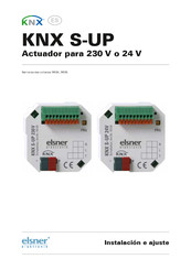 elsner elektronik KNX S-UP Instalación E Ajuste