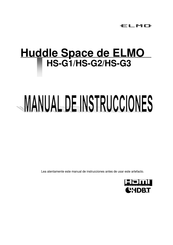 Elmo Huddle Space HS-G1 Manual De Instrucciones