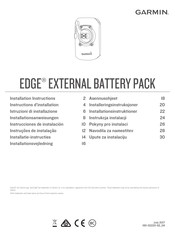 Garmin EDGE Instrucciones De Instalación