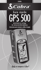 Cobra GPS 500 Guía Rápida