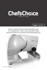 Chef's Choice 602 Manual De Instrucciones