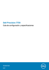 Dell Precision 7730 Guía De Configuración Y Especificaciones