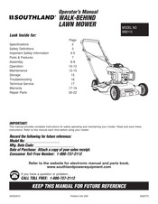 Southland SM2113 Manual Del Operador