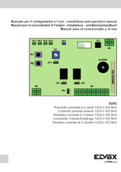 Vimar Elvox ECRU Manual Para El Conexionado Y El Uso