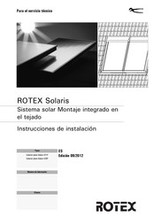 Rotex Solaris V21P Instrucciones De Instalación