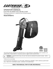 EarthWise BVM20312 Manual Del Operador