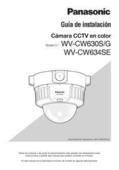 Panasonic WV-CW630G Guia De Instalacion