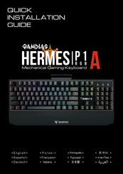 GAMDIAS HERMES P1 RGB A Guía De Instalación Rápida