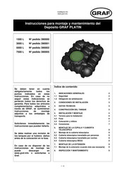 Graf PLATIN 390000 Instrucciones Para Montaje Y Mantenimiento