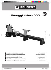 PEUGEOT EnergyLathe-1000 Traducción Del Original