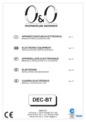 O&O DEC-BT Manual D’INstalacion Y Uso