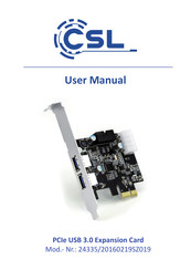 CSL 24335/20160219SZ019 Manual De Usuario