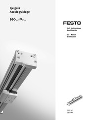 Festo EGC-FA Serie Instrucciones De Utilizacion