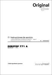 Pottinger EUROTOP 771 A Instrucciones De Servicio