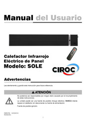 CIROC SOLE Manual Del Usuario