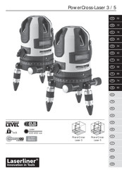 LaserLiner PowerCross-Laser 5 Manual De Instrucciones