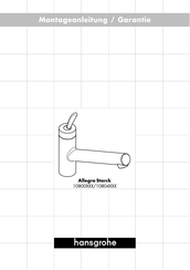 Hansgrohe Allegra Starck 10804 Serie Manual Del Usuario