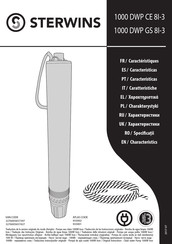 STERWINS 1000 DWP CE 8I-3 Manual Del Usuario