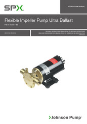 Johnson Pump SPX Ultra Ballast Manual Del Usuario