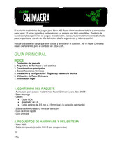 Razer Chimaera Manual Del Usuario