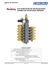 Carlisle Ransburg CCV-5100 Manual De Servicio