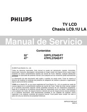 Philips 52PFL3704D/F7 Manual De Servicio