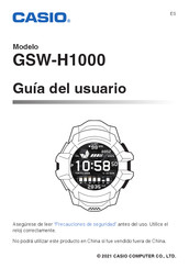 Casio GSW-H1000 Guia Del Usuario