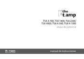 Thomann the t.amp TSA 4-700 Manual De Instrucciones